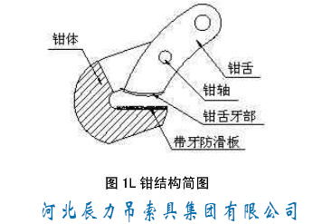 L鉗結(jié)構(gòu)簡(jiǎn)圖見圖1